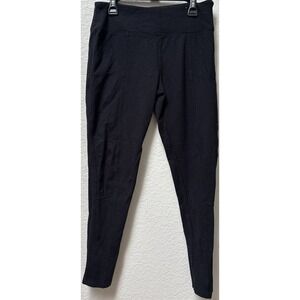 Mudd Leggings FLX Stretch 24/7 Womens M Black  Casual Pants Pockets Athleisure